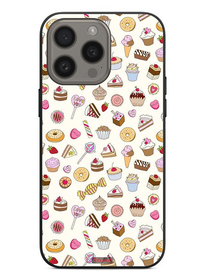 Tolwak غطاء حماية لجهاز آبل آيفون 15 برو ماكس بنمط العناصر المفضلة - Image 2