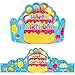 AUGTHEEP Pack of 36 Birthday Crowns for Kids Colorful Paper Party Hats for Students Classroom School VBS Party Supplies - Image 3