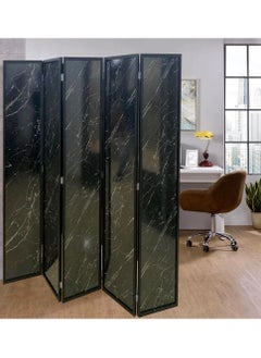 Generic Room Divider 5 Panel Room Partition, Foldable Freestanding  - Image 4