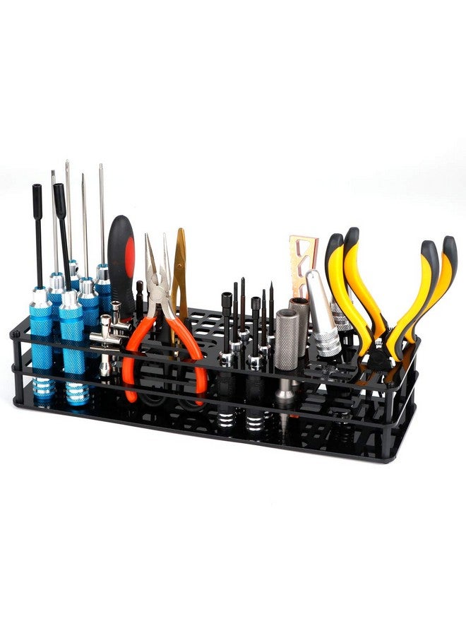 FPVERA Screwdriver Storage Rack Screwdriver Organizers for Hex Cross Screw Driver RC Tools Kit Organizers 63 Hole - Image 1
