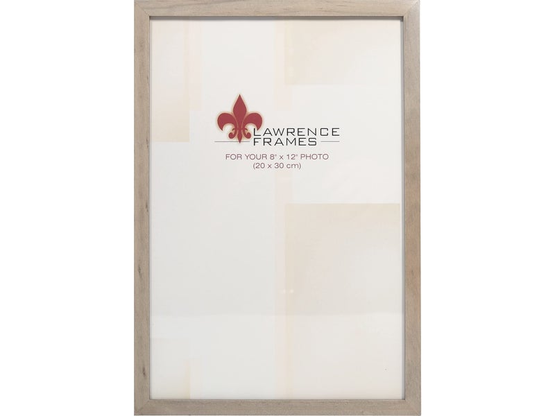 Lawrence Frames 756182 8x12 Gray Wood Gallery Collection Picture Frame - Image 1