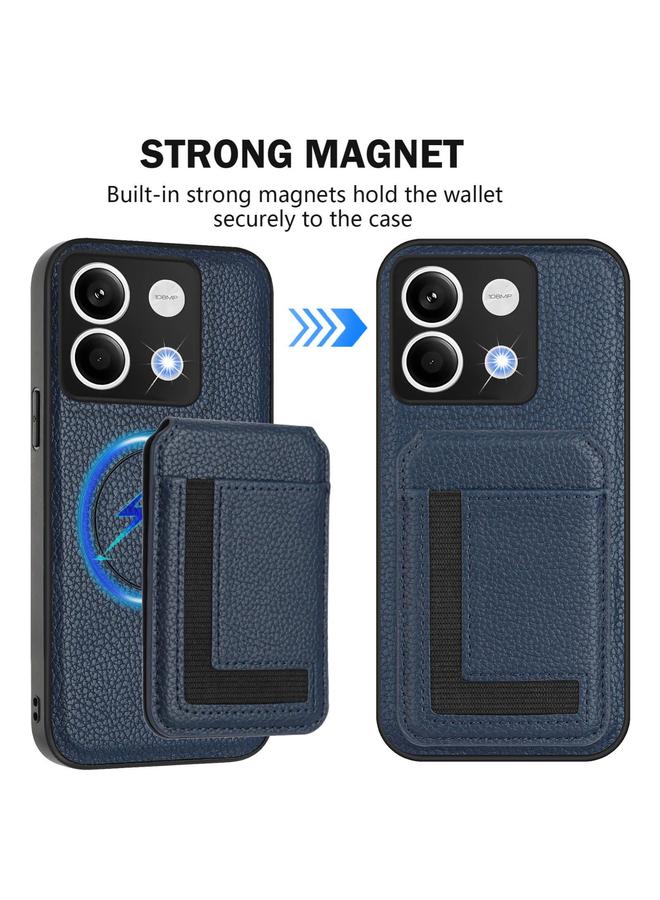 S-TOP Case For Redmi Note 13 5G CX01 Detachable Magsafe Magnetic Card Bag Phone Case - Image 2