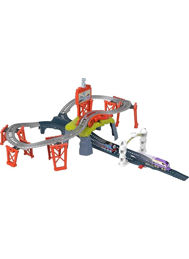 THOMAS & FRIENDS Race For The Sodor Cup Push Along Train Track Set  - Image 1