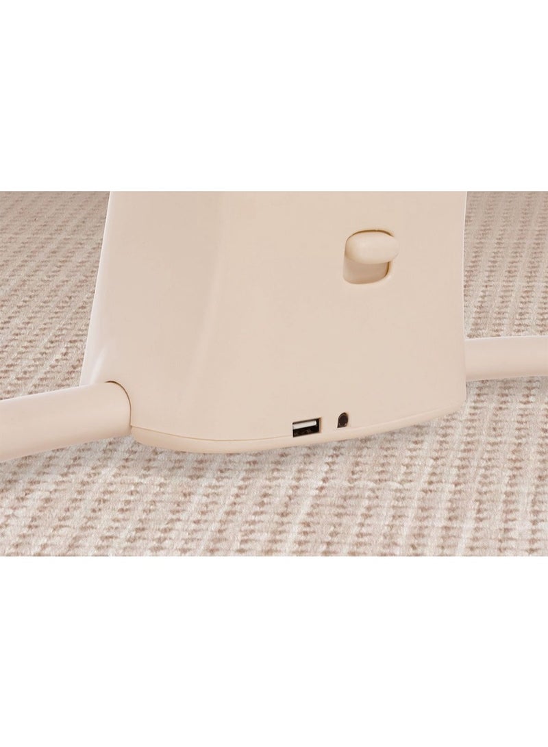 ماستيلا أرجوحة أطفال ماستيلا ٤ في ١ مع طبق عشاء، تحكم بالتطبيق، مسند ظهر قابل للتعديل، وكرسي هزاز كهربائي - Image 5