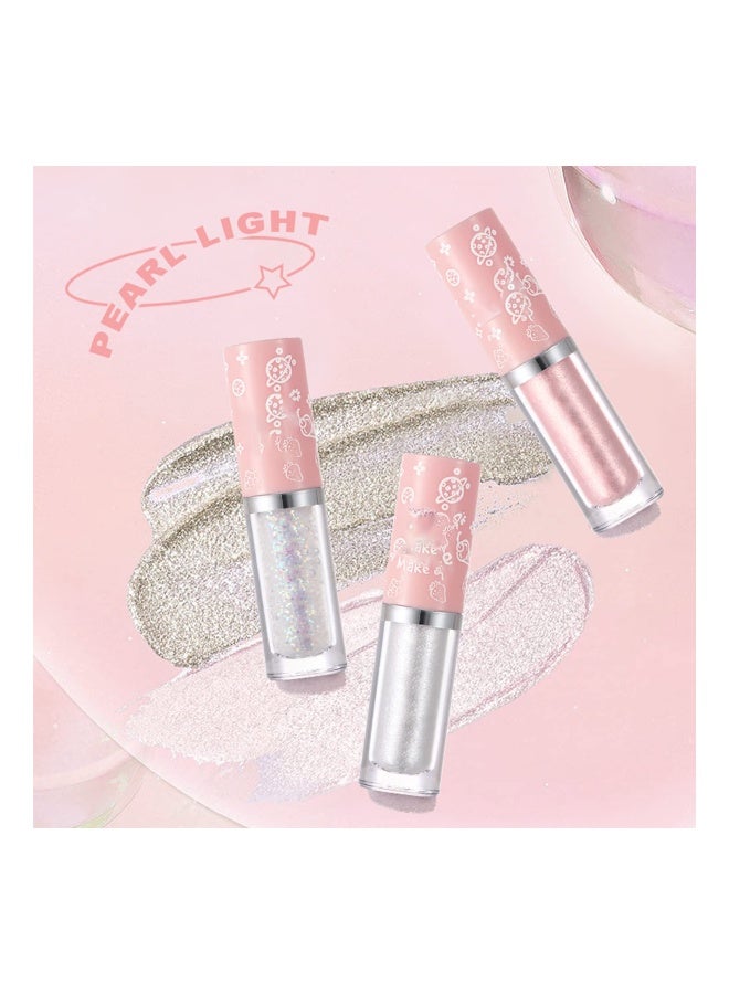 8PCS Liquid Glitter Eyeshadow Makeup, Shimmer Metallic Glitter Eye Shadow,Quick Drying, High Pigmented, Lightweight Glitter Glue for Creates Sparkly Crystals Eye Makeup Full of Girly Feeling - Image 2