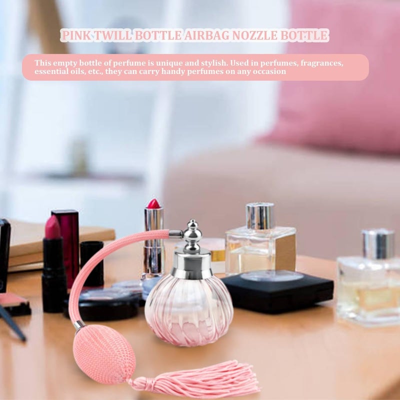 زجاجة رذاذ عطر عتيقة بنمط تنميل - مبخر عطر قابل لإعادة تعبئة للسفر بلحاف طويل 90 مل - Image 5