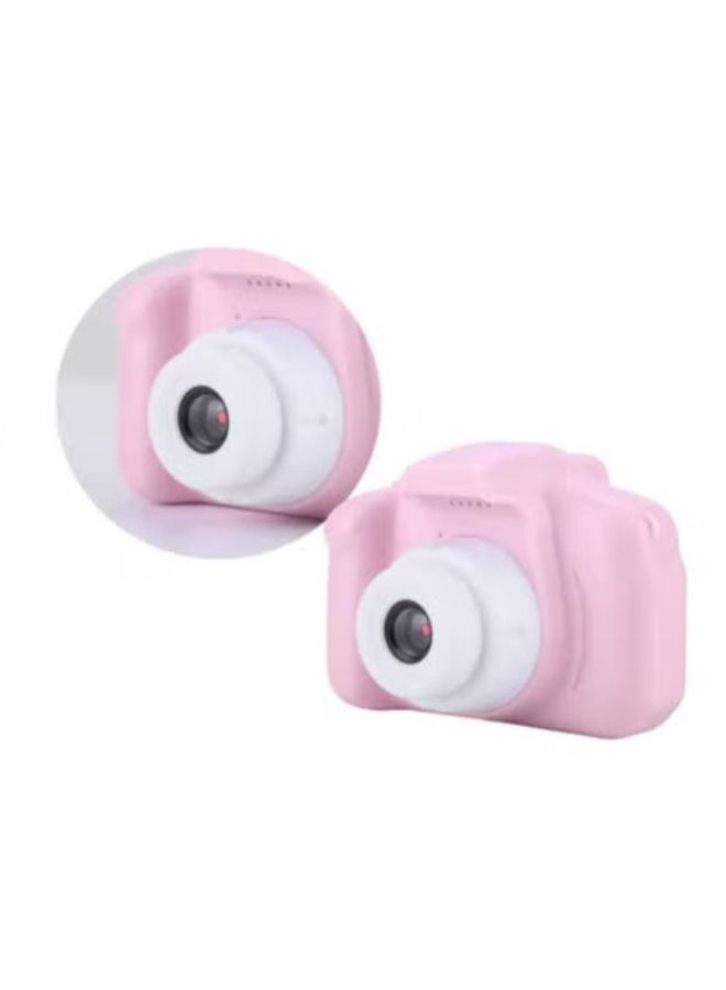 Child Boys Girls,Mini Rechargeable Children Shockproof Digital Camcorders Little Kid Toys Gift 1080P 5MP Pink - Image 4