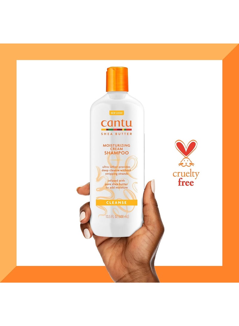 Cantu Shea Butter - Moisturizing Shampoo Moisturizing Cream Shampoo Multicolour 400ml - Image 3