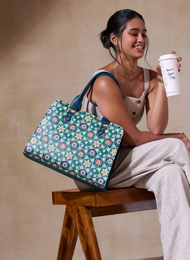 تشومباك The Naples Mini Tote – Floral | Digital Nomad