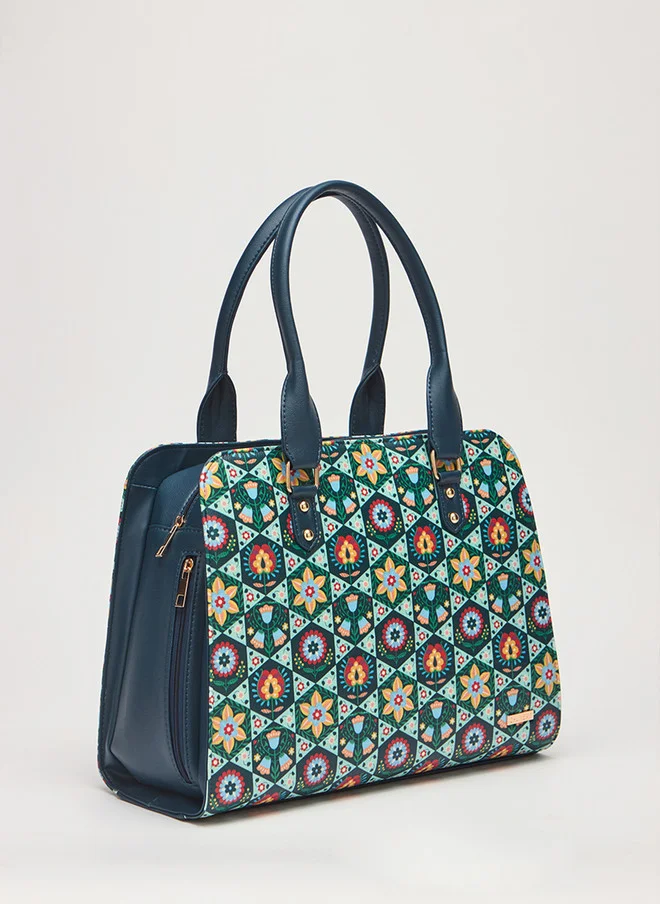تشومباك The Naples Mini Tote – Floral | Digital Nomad