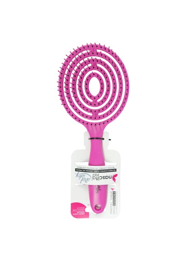 ناسيتا نسكيتا فرشاة شعر دائرية لفك التشابك-فوشيا