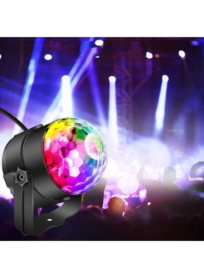 EasyLife 2 Pieces Disco Light Sound Activated Party Light Disco Ball with Remote Control for Kids Disco Parties Lighting Outdoor Indoor Strobe Lamp Stage Par Light - Image 5