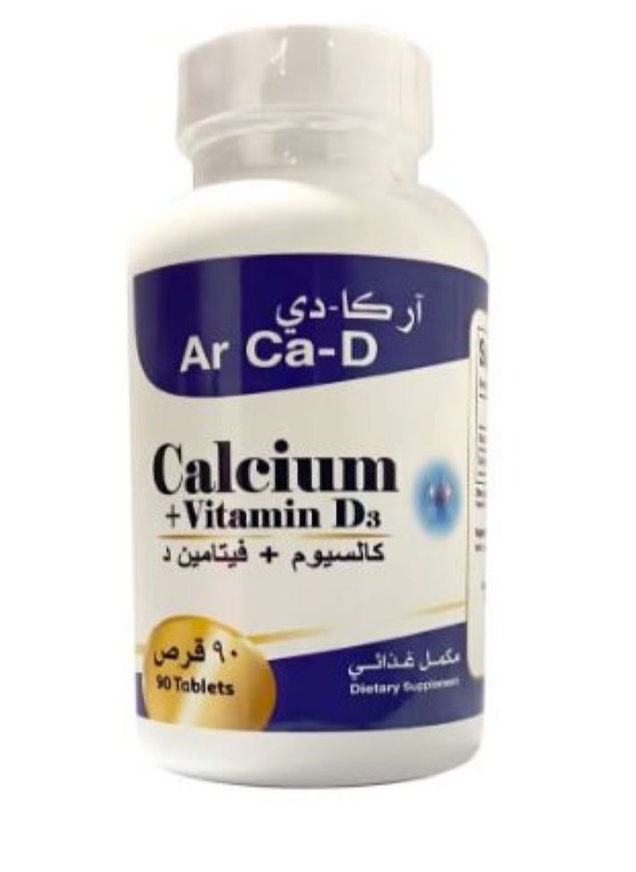 Arnet Pharmaceutical Ar-Calcium Vitamin D90 Tablets 
