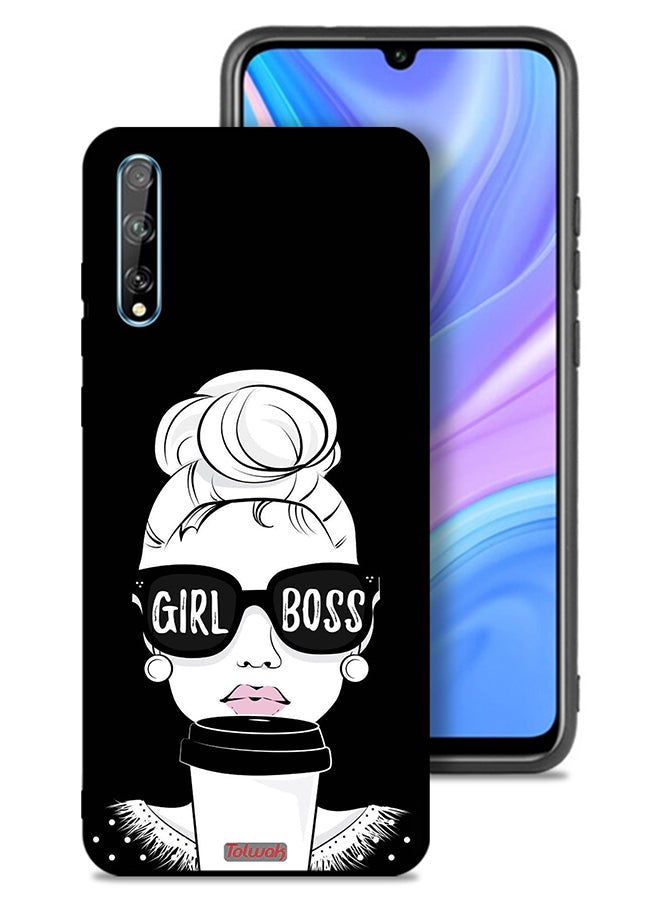 Tolwak Huawei P Smart S Protective Case Cover Girl Boss - Image 1