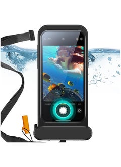 ESR Waterproof Phone Pouch for iPhone 15 Pro Max /14 Pro Max, Underwater Touch Sensitivity, IPX8 Floating Waterproof Cellphone Case with Lanyard, Dry Bag for Snorkeling, Black