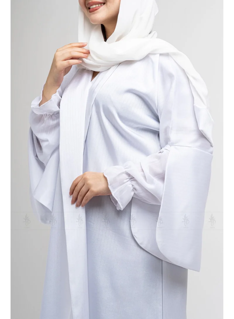 IKKXA Abaya AIK6022 White