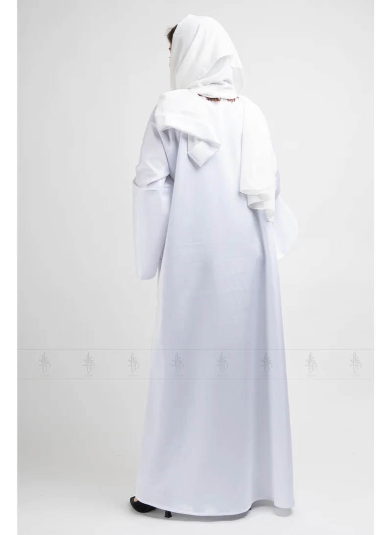 IKKXA Abaya AIK6022 White