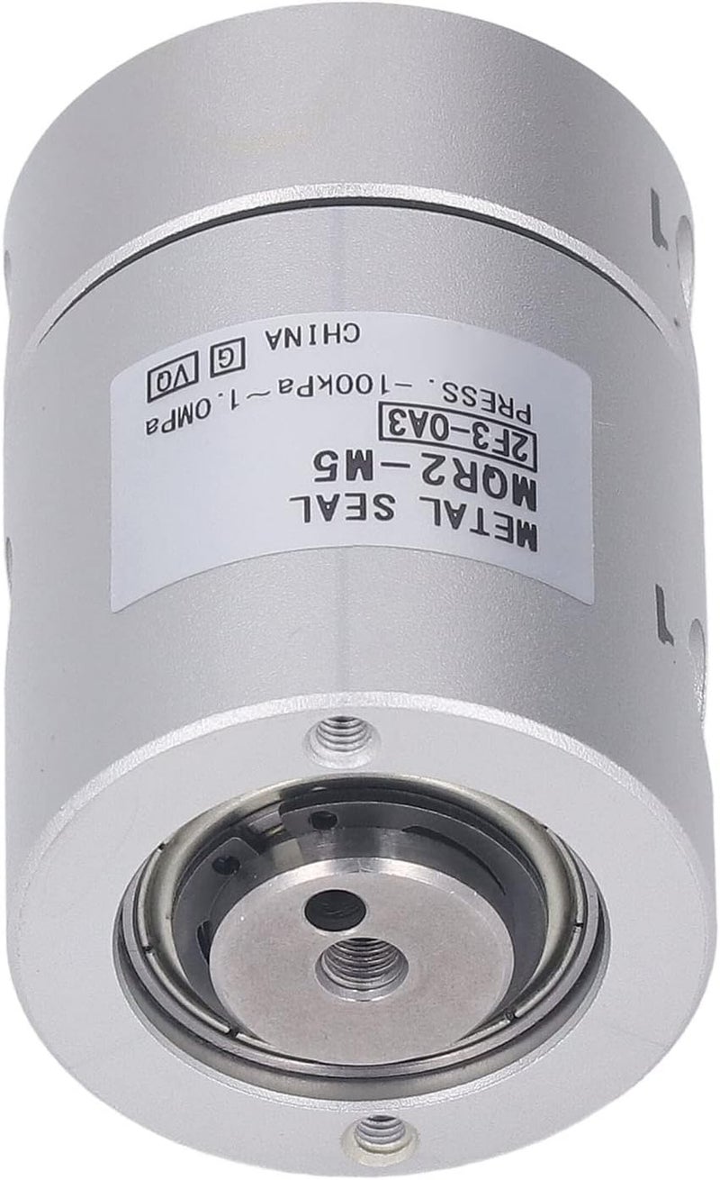 LiebeWH Pneumatic Rotating Connector, Aluminum Alloy Multi Channel High Speed 360 Degree Rotating Joint for Printing Machines CNC Centers and Industrial Equipment (MQR2-M5) - Image 2
