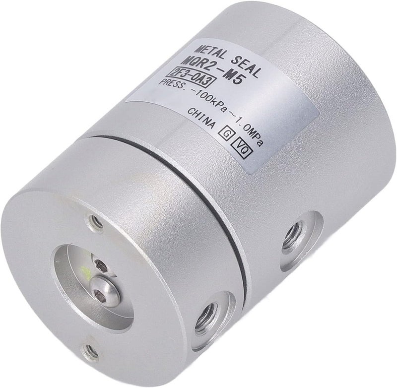 LiebeWH Pneumatic Rotating Connector, Aluminum Alloy Multi Channel High Speed 360 Degree Rotating Joint for Printing Machines CNC Centers and Industrial Equipment (MQR2-M5) - Image 5