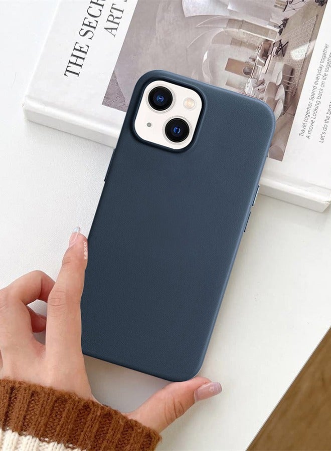 CATANES iPhone 13 Case And Cover Leather Case With MagSafe Midnight Blue - Image 4