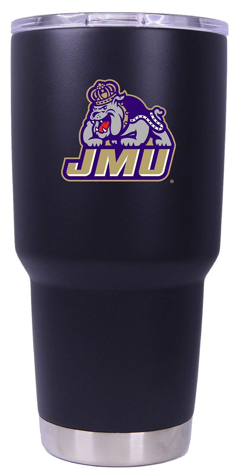 R and R Imports R and R Imports James Madison Dukes 24 oz Insulated Stainless Steel Tumblers Officially Licensed Collegiate Product
