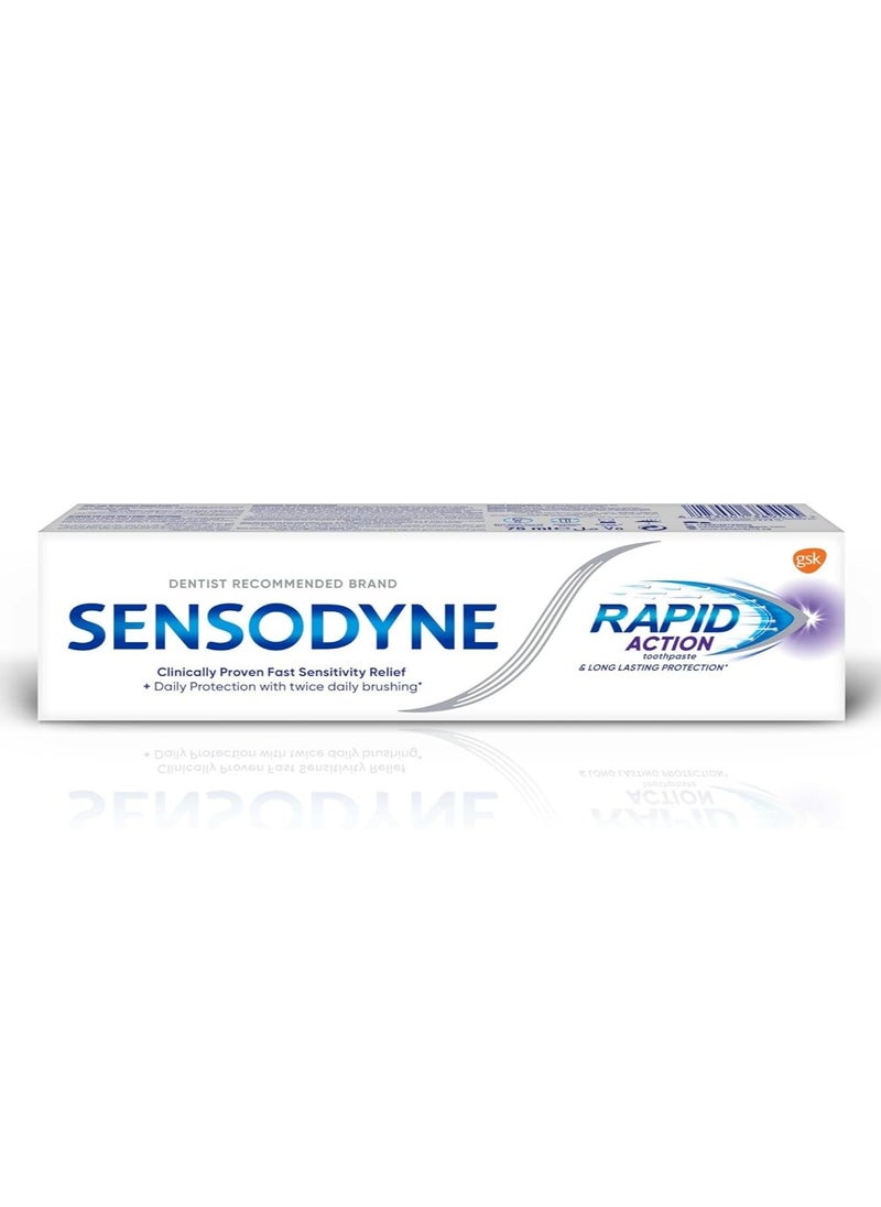 Sensodyne Sensodyne Toothpaste Rapid Action 75 Ml 