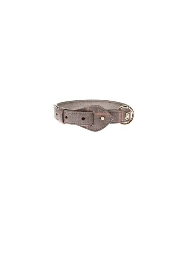 Ferribiella Mokka Cat Collar Small – Pink/ Gray  - Image 1