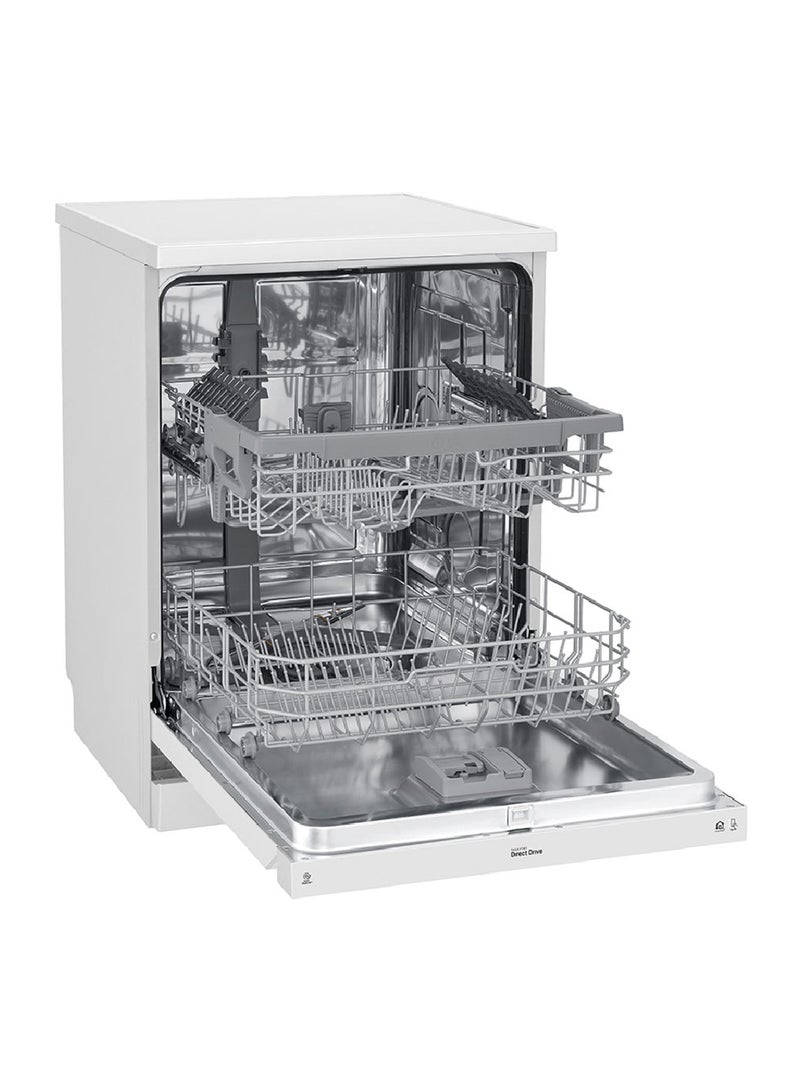 LG QuadWash Dishwasher 14 Place Settings Inverter Direct Drive ThinQ International Specs 51 kg DFB512FWI White - Image 3