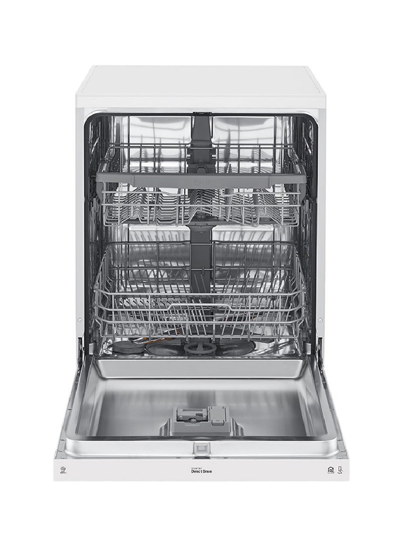 LG QuadWash Dishwasher 14 Place Settings Inverter Direct Drive ThinQ International Specs 51 kg DFB512FWI White - Image 2