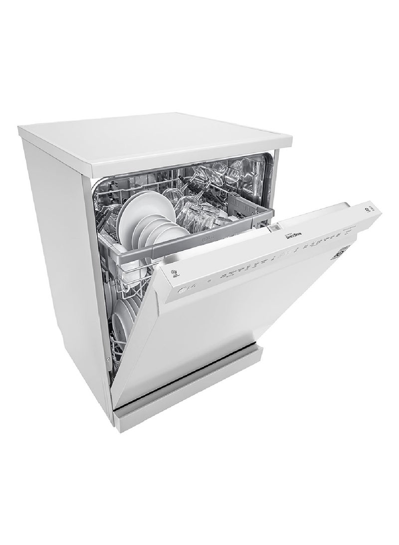 LG QuadWash Dishwasher 14 Place Settings Inverter Direct Drive ThinQ International Specs 51 kg DFB512FWI White - Image 4