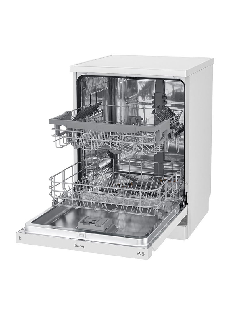 LG QuadWash Dishwasher 14 Place Settings Inverter Direct Drive ThinQ International Specs 51 kg DFB512FWI White - Image 5