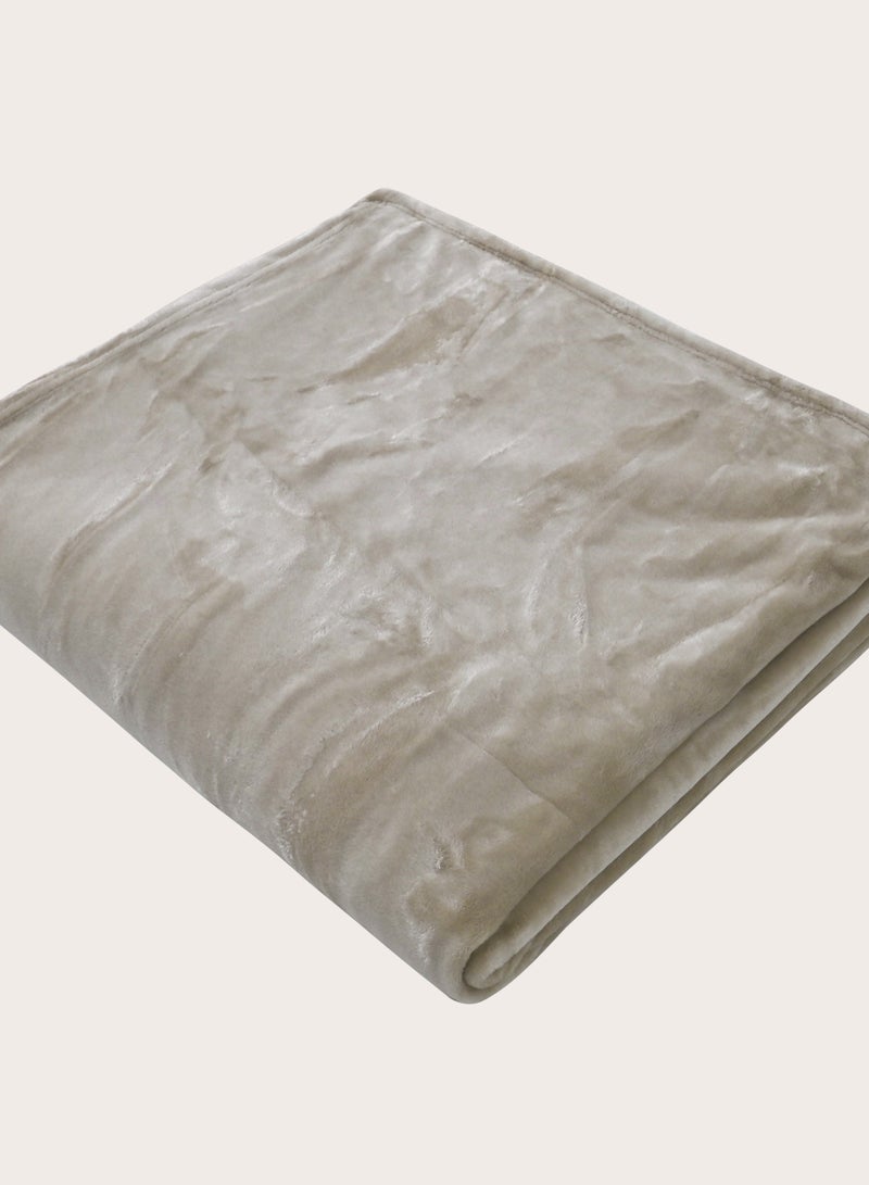 MORANO Morano Viva Blanket – Dyed Model, 220x240 CM, Lightweight Ultra-Soft Polyester Throw with Elegant Finish, Stylish Colors,Warm and Cozy Blanket for Bed or Sofa  - Image 2