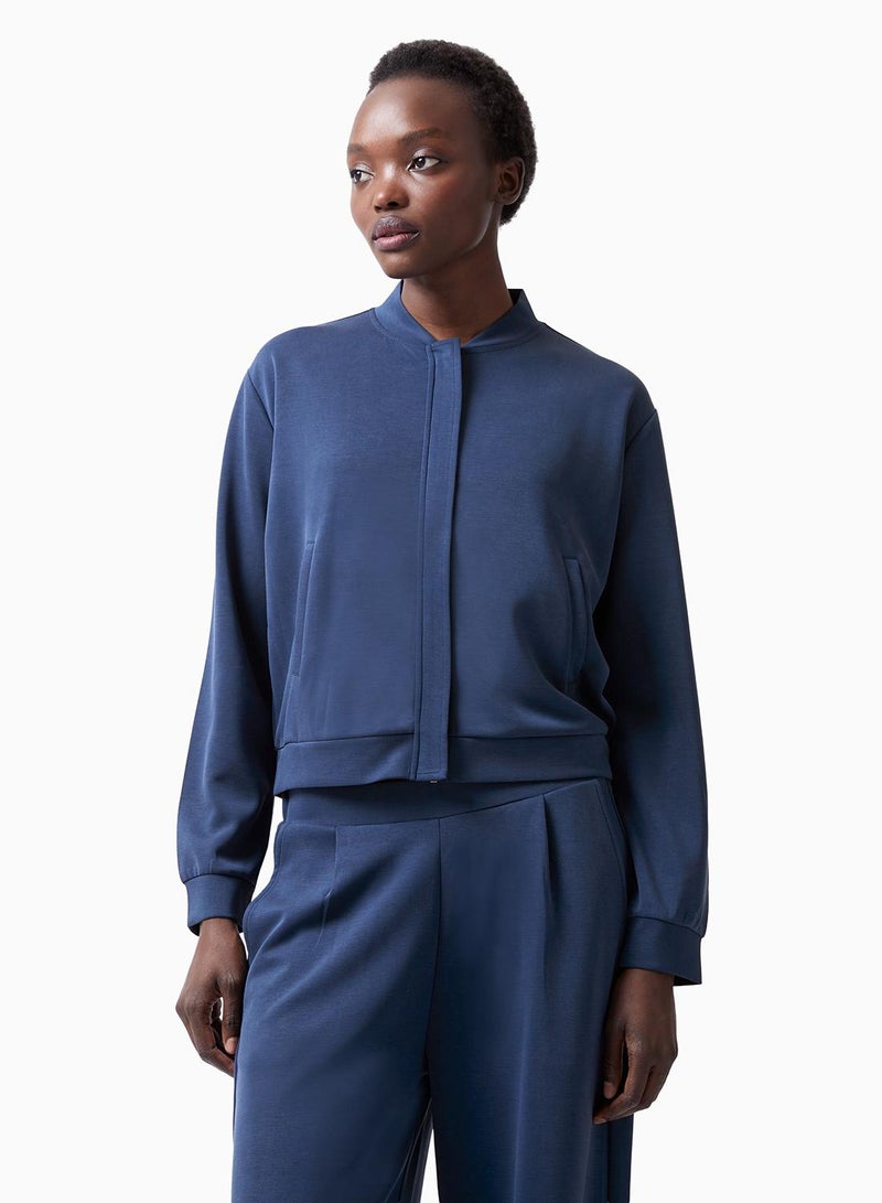 French Connection Wren Longsleeve Zip Through Bomber - Image 3