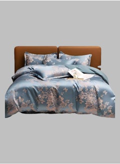 Beautiful Simple Four-Piece Paris Night Style Bedding, Home Quilt Set, 1 Sheet, 1 Quilt Cover, 2 Pillowcases, Without Fillers, Quilt Cover Specifications: 220CM*240CM.  - Image 2