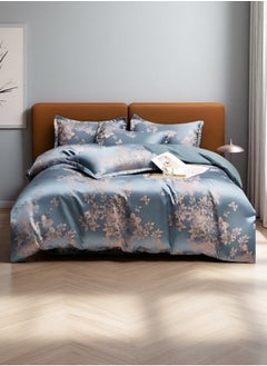 Beautiful Simple Four-Piece Paris Night Style Bedding, Home Quilt Set, 1 Sheet, 1 Quilt Cover, 2 Pillowcases, Without Fillers, Quilt Cover Specifications: 220CM*240CM.  - Image 3