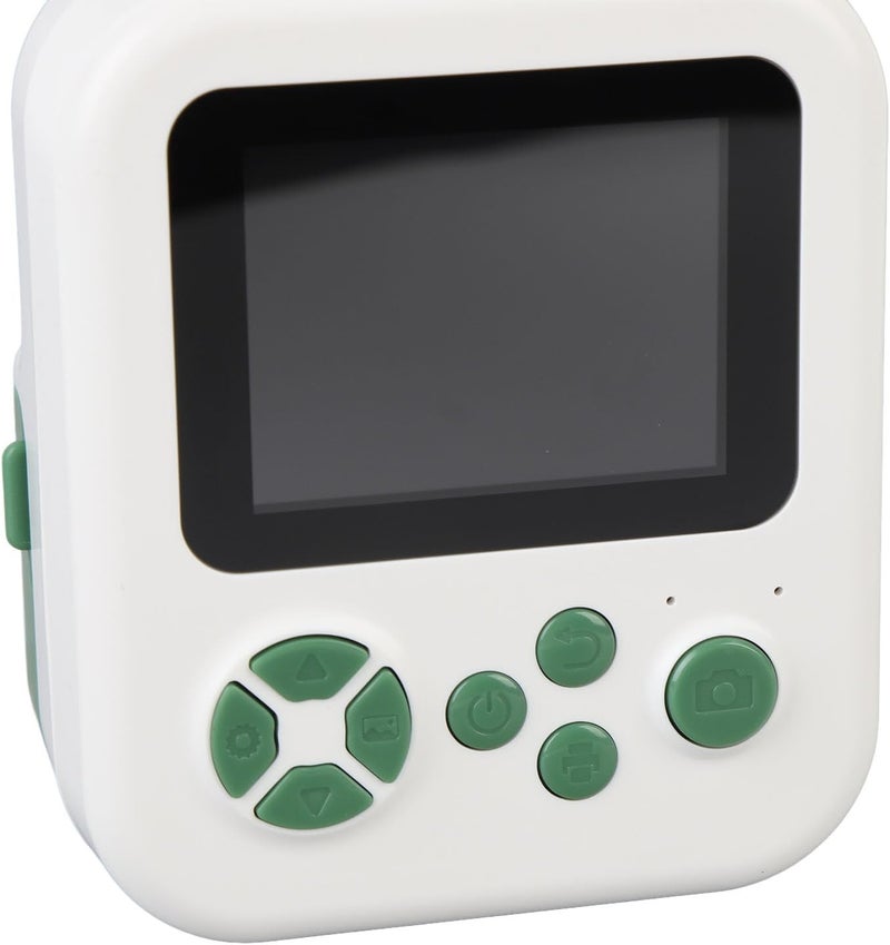 Pilipane Camera Instant Print 48MP Photo 1080P Video 2.4 in IPS Screen Portable Camera 1200mAh Battery Support Music Games Play with 180 Degree Rotating Lens (Green) - Image 3