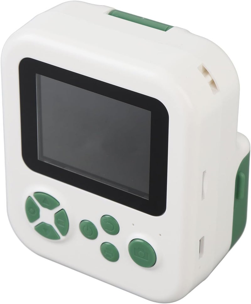 Pilipane Camera Instant Print 48MP Photo 1080P Video 2.4 in IPS Screen Portable Camera 1200mAh Battery Support Music Games Play with 180 Degree Rotating Lens (Green) - Image 2