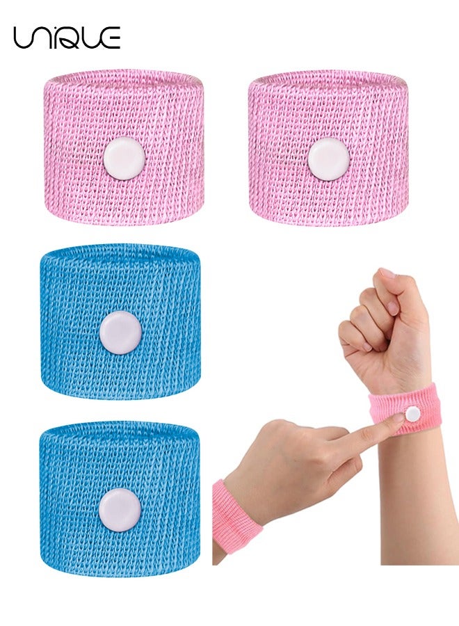 Unique 2 Pairs Motion Sickness Bands/Acupressure Nausea Wristband for Nausea,Sea Sickness Wristbands for Natural Relief of Morning Sickness,Dizziness, Motion Sickness(Car, Sea, Flying Travel Sickness) - Image 1