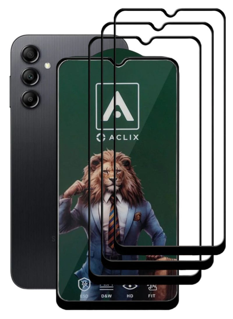 أكاليكس 3 قطع، حماية شاشة، لهاتف سامسونج جالاكسي A14، جودة ممتازة. - Image 1
