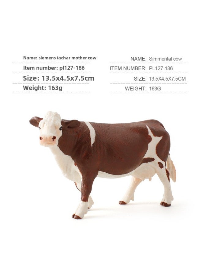 Realistic Animal Plant Simulation Models Toy For Children's Play-Color:PL127-186 Thar Cow 163g - Image 1