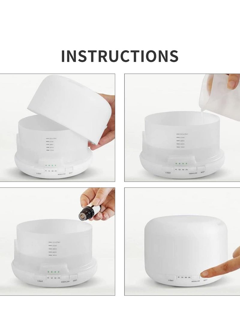 Arabest - Ultrasonic Air Humidifier With 7-Colour LED Lights - Image 1