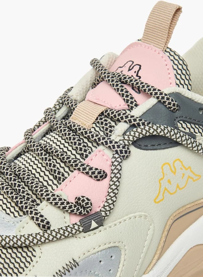 Kappa Womens Logo Detail Sports Shoes with Lace-Up Closure