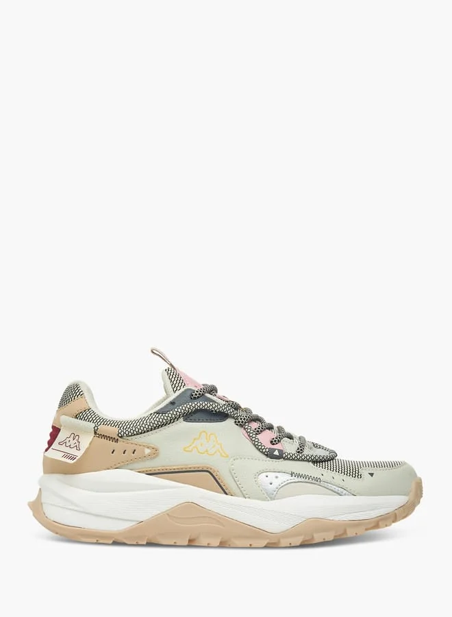 Kappa Womens Logo Detail Sports Shoes with Lace-Up Closure