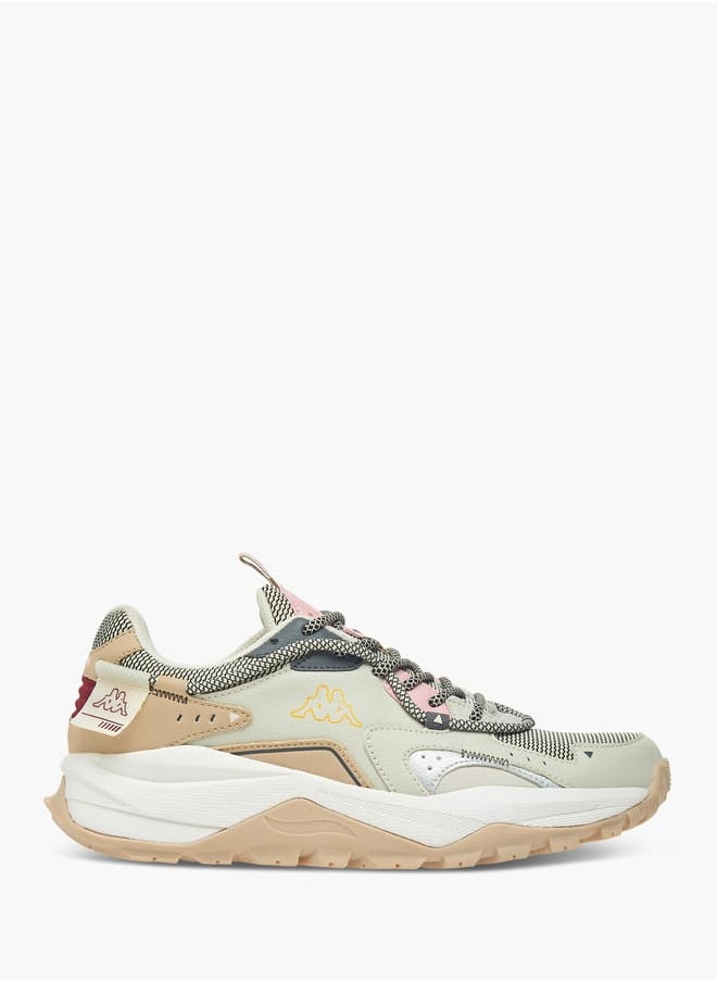 Kappa Womens Logo Detail Sports Shoes with Lace-Up Closure  - Image 3