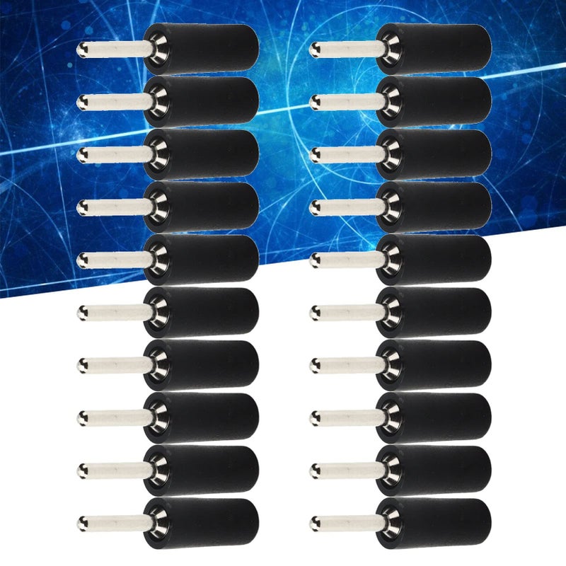 Black 20Pcs 2mm Male Banana Plug Connector Straight Pin Jack for Panel Socket Test Lead - Image 5
