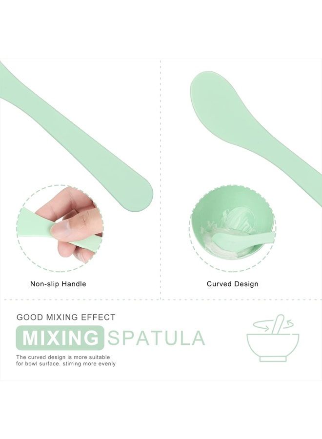 Plazuria Face Mask Mixing Bowl Set, 5 in 1 DIY Facemask Mixing Tool Kit with Facial Mask Bowl Stick Spatula Silicone Face Mask Brush & Premium Soft Face Brushes - Image 5