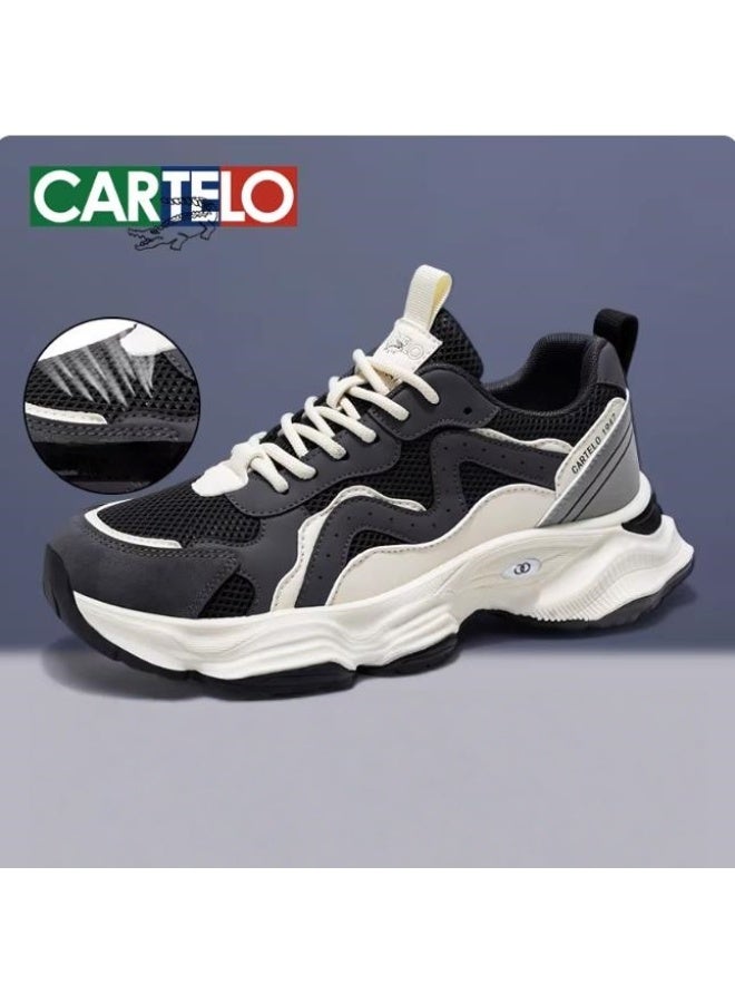 كارتيلو ارتفاع سولة سميكة للرجال يزيد من الأحذية الرياضية المريحة - Image 1