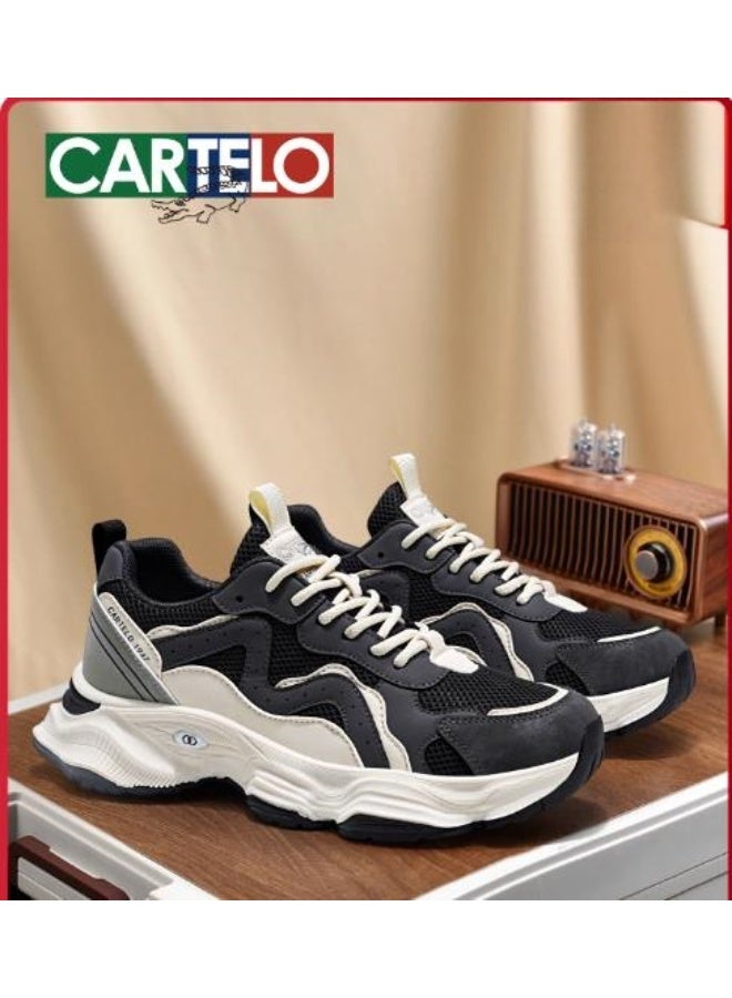كارتيلو ارتفاع سولة سميكة للرجال يزيد من الأحذية الرياضية المريحة - Image 2