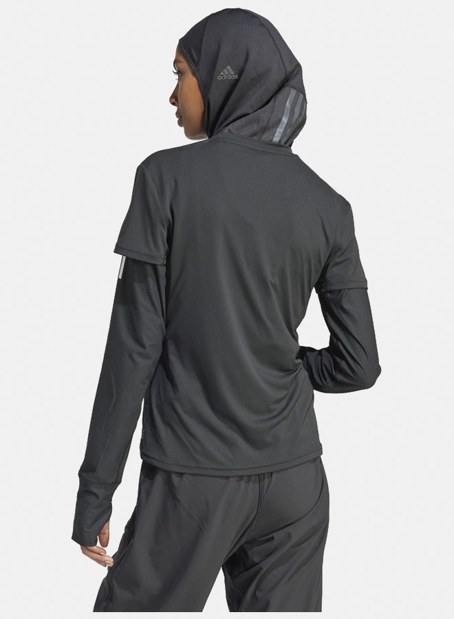 Adidas تي شيرت جري نسائي أساسي من أديزارو - Image 3