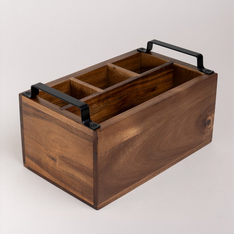 ألبرتو البرتو حامل أدوات خشب 26*16*14 سم - Image 1